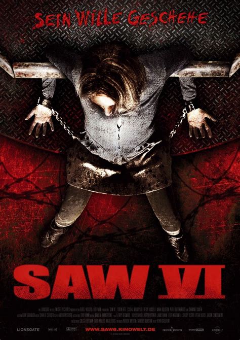 Saw VI (#8 of 9): Extra Large Movie Poster Image - IMP Awards