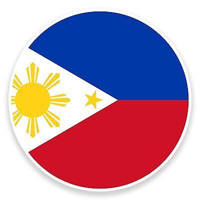 2 x 10cm Philippines Flag Vinyl Sticker Decal Laptop Travel Luggage Car #9165 | eBay