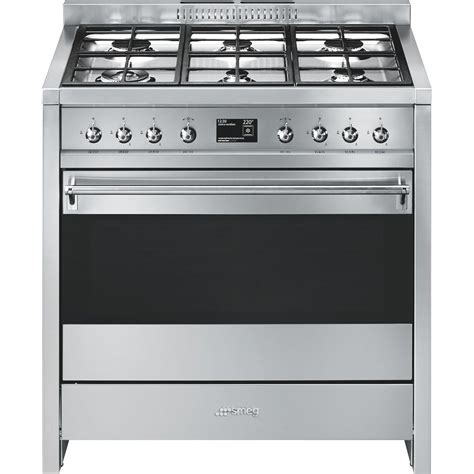 Smeg A1-9 90cm Opera Dual Fuel Range Cooker - STAINLESS STEEL - Appliance City