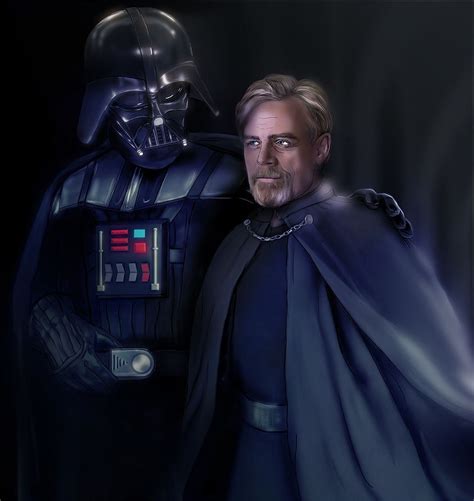 Darth Vader and Luke Skywalker Father and Son | Dark side star wars, Star wars characters