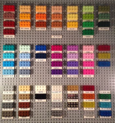 76 best LEGO Colours images on Pinterest | Legos, Colours and Monochrome