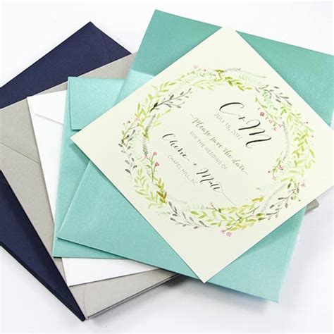 Square Envelopes - All Sizes, Colors, Papers of Square Envelopes