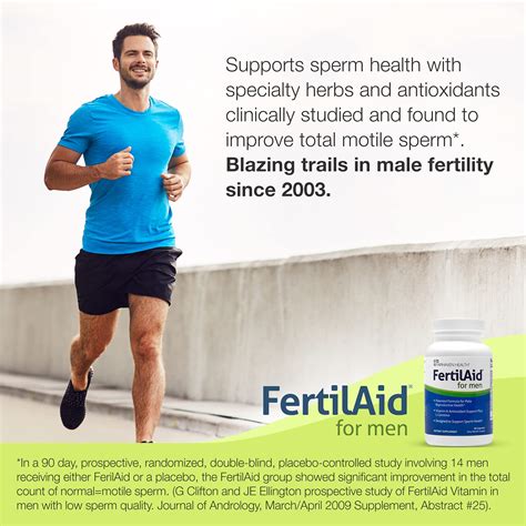 FertilAid for Men - Male Fertility Supplement- Count, Motility and ...