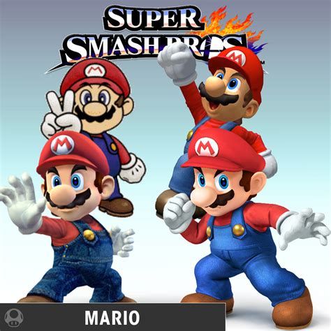 Super Smash Bros: Mario by BatNight768 on DeviantArt