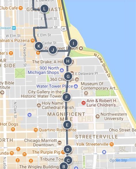 Best of Chicago: Magnificent Mile & Gold Coast sightseeing map and guide, plus many more ways to ...