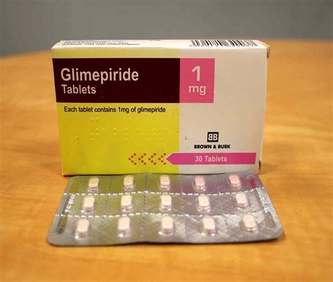 Glimepiride Tablets - Brown & Burk