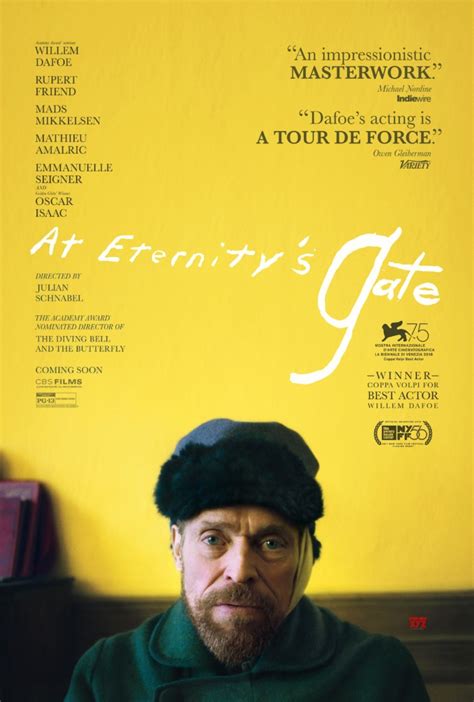 At Eternity's Gate Movie HD Poster - Social News XYZ