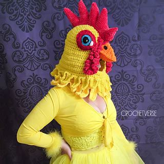 Ravelry: Chicken Hat Headpiece pattern by Stephanie Pokorny