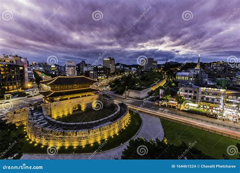 Dongdaemun Gate stock photo. Image of asia, culture - 164461524