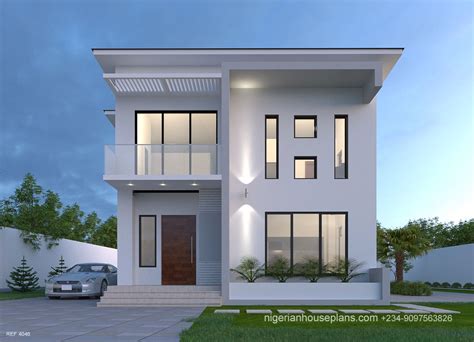 4 Bedroom Duplex Floor Plans In Nigeria - Home Alqu