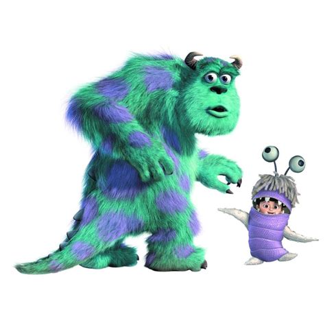 Monsters Inc Giant Sully and Boo Peel and Stick Wall Decals - 14973633 ...