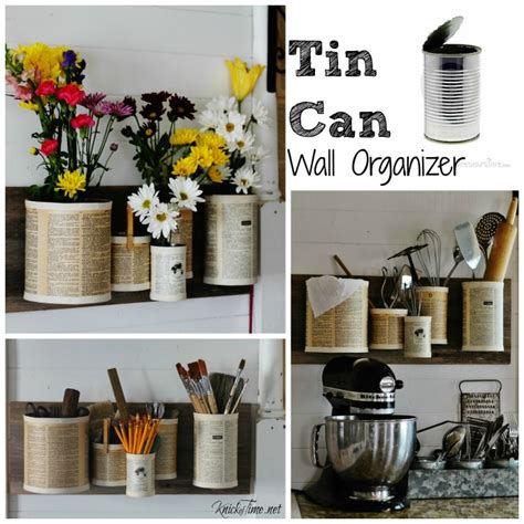 Tin Can Wall Organizer - Knick of Time