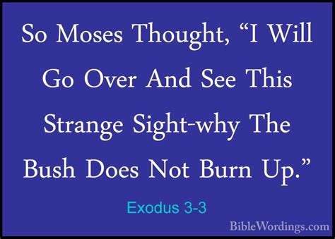 Exodus 3 - Holy Bible English - BibleWordings.com