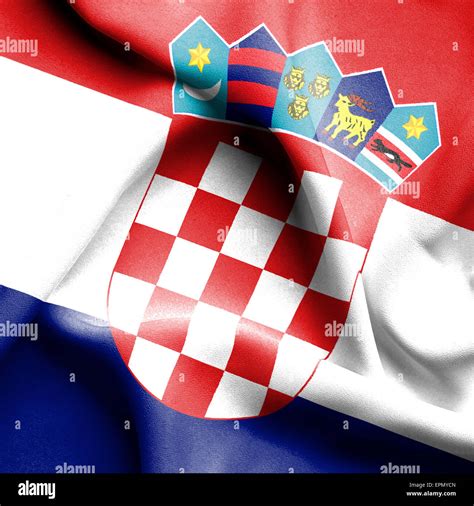 Croatia waving flag Stock Photo - Alamy