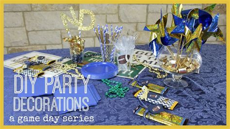 DIY Party Decorations | Game Day Series - YouTube