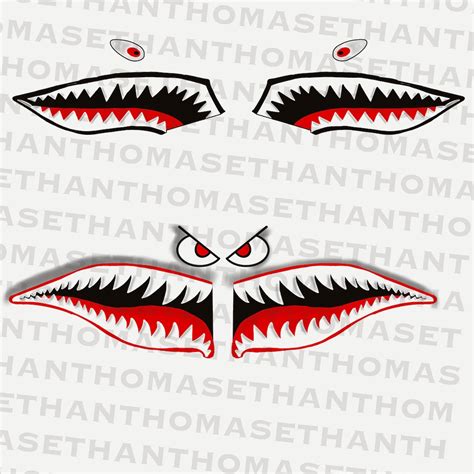 WWII Shark Nose Art - Etsy