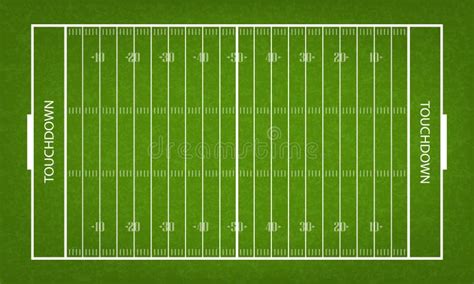 American Football Field. Green Grass Pattern and Texture for Football ...