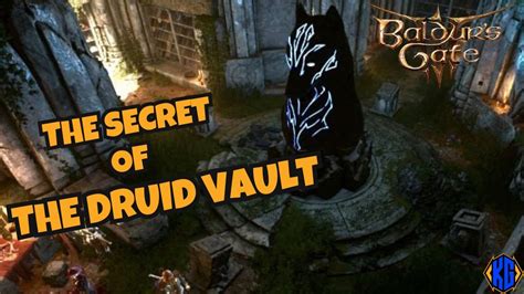 Baldur's Gate 3 - How to UNLOCK the Druids SECRET VAULT - YouTube