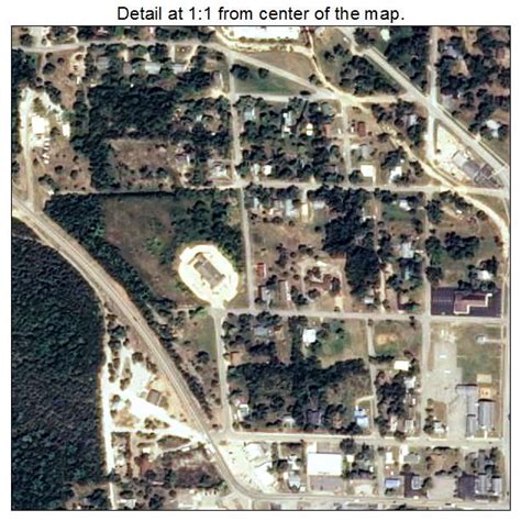 Aerial Photography Map of Yellville, AR Arkansas