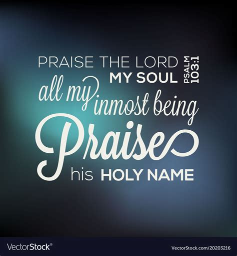 Bible quote from psalm Royalty Free Vector Image