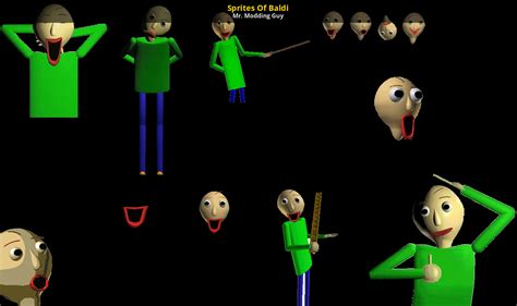 Sprites Of Baldi [Baldi's Basics] [Mods]