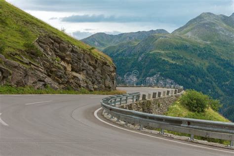 Road Turn in Mountains stock photo. Image of scene, direction - 63176520