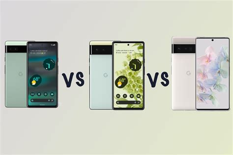 Google Pixel 6a vs Pixel 6 vs Pixel 6 Pro: Differences