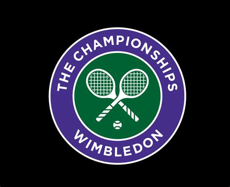 Wimbledon The championships Symbol Logo Tournament Open Tennis Design ...