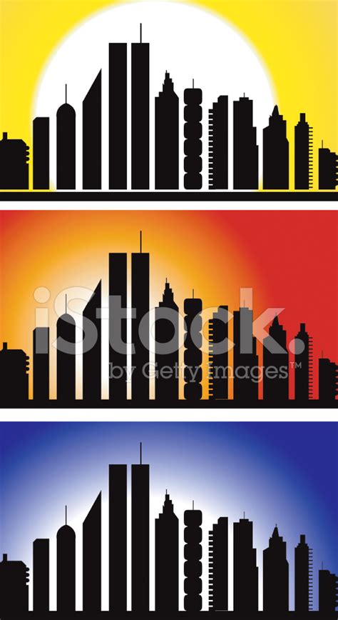 Nyc Skyline ( Vector ) Stock Photo | Royalty-Free | FreeImages