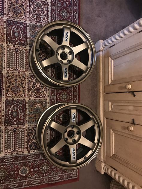 For Sale - Pair bronze TE37 18 x 9.5J et 12 | Driftworks Forum