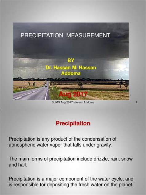 Precipitation Measurement New Con PDF | PDF | Precipitation | Rain