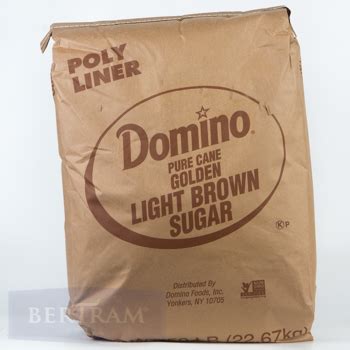 S Bertram - LIGHT BROWN SUGAR BAG 50 LB