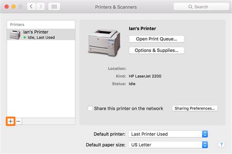 How to add a new printer to Mac