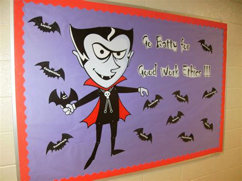 Halloween Bulletin Board Ideas For Work - Wade Anne