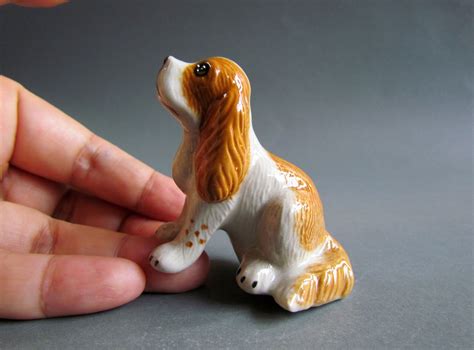 Charles Dog Miniature Ceramic Animal Figurine Small Statue | Etsy