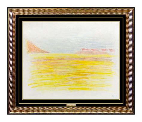 Joseph Stella - Joseph Stella Original Color Pastel Painting Authentic Seascape Artwork Abstract ...