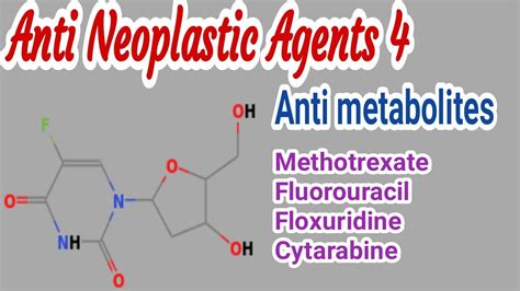 Anti neoplastic agents 4 | Medicinal Chemistry | III. B. Pharm V Semester | III. Pharm. D - YouTube