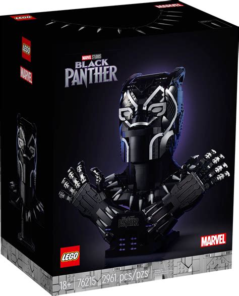 LEGO Marvel Black Panther Life-Size Bust Revealed