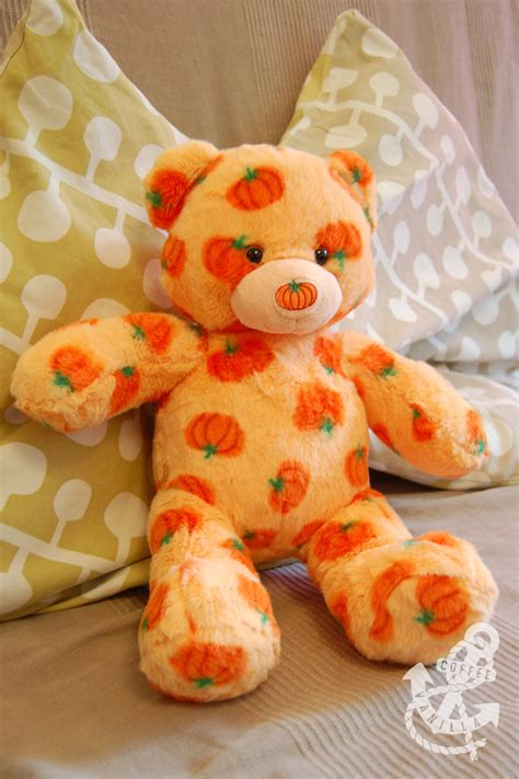 Halloween Pumpkin Pal Teddy from Build-A-Bear Workshop » Coffee & Vanilla