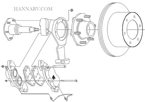 Dexter 8-403-5 Hub Only For Dexter 6,000 Lbs. Axle 2-piece Hub/Rotor Disc Brakes | Hanna Trailer ...