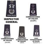 Ghana Police Service Ranks and their Symbols in Order