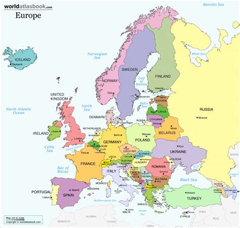 5 Free Large Printable Map of Northern Europe With Countries | World Map With Countries