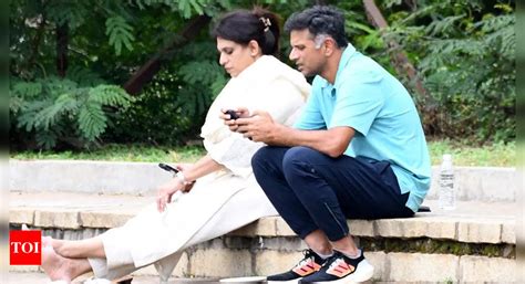 Father and coach! Rahul Dravid takes out time to watch his son Samit in action | Cricket News ...