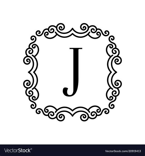 Vintage decor logo Royalty Free Vector Image - VectorStock