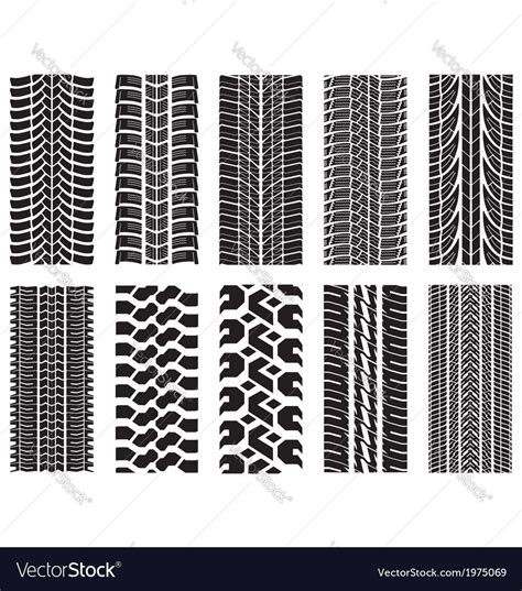 Tyre tread patterns on white background. Download a Free Preview or High Quality Adobe ...