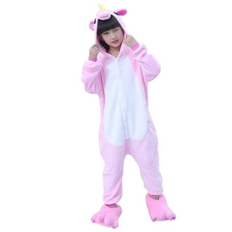 Kids Pajamas Pink Unicorn Onesies Pajamas Animal Onesies