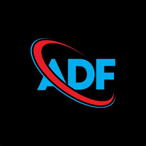 logotipo de la adf. carta adf. diseño de logotipo de letra adf. Logotipo de iniciales adf ...