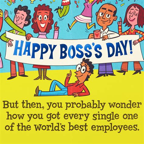 World's Best Boss and Employees Funny Boss's Day Card From Us ...