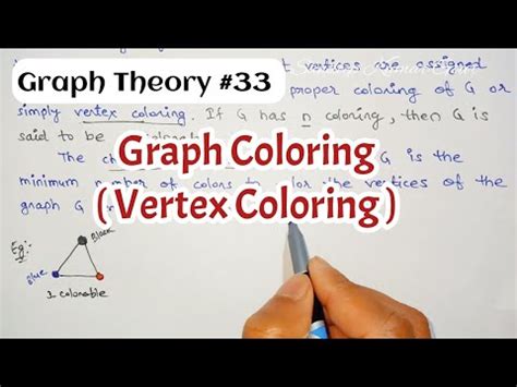 Graph Coloring | Vertex coloring | Chromatic number | Discrete ...