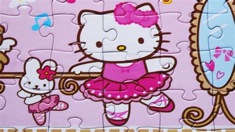 Jigsaw HELLO KITTY Puzzle Games Rompecabezas De Kids Learn Toys ...